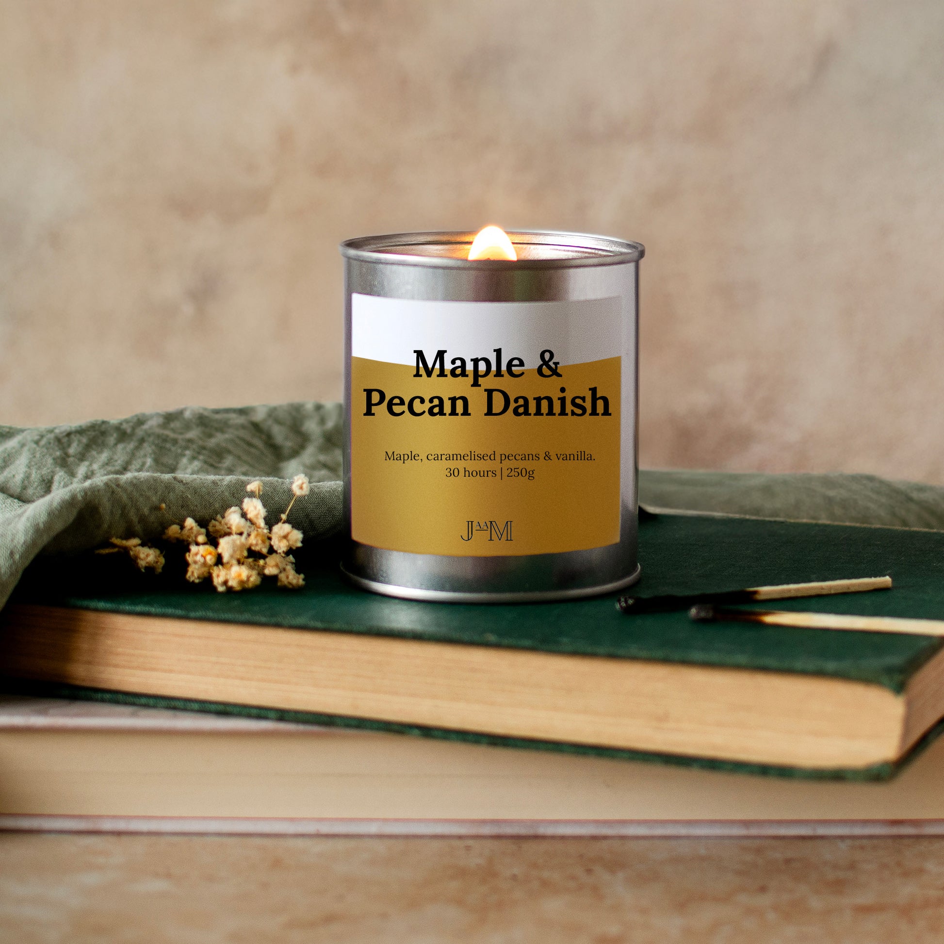 Maple & Pecan Danish Wood Wick Candle - My Store