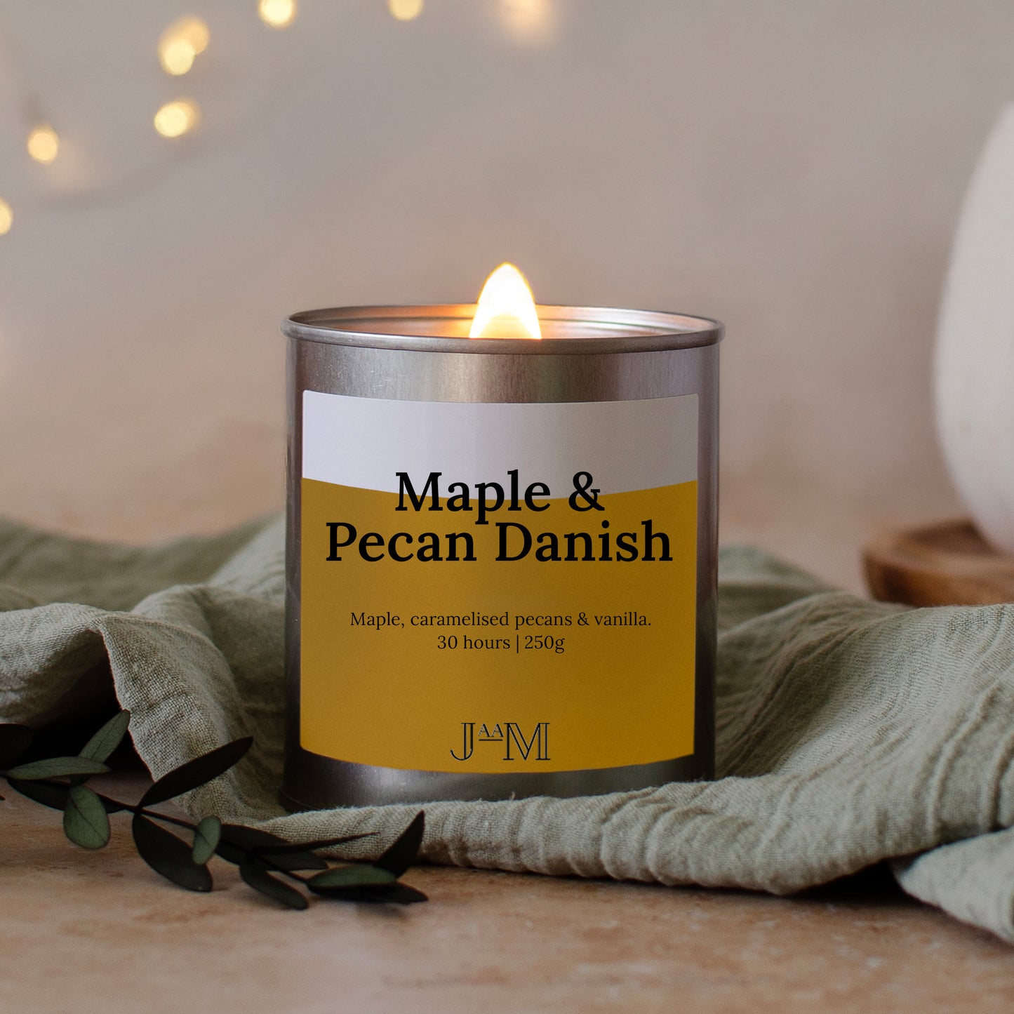 Maple & Pecan Danish Wood Wick Candle - My Store