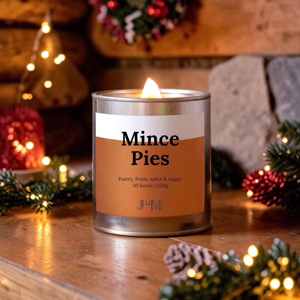 Mince Pies Wood Wick Candle - My Store