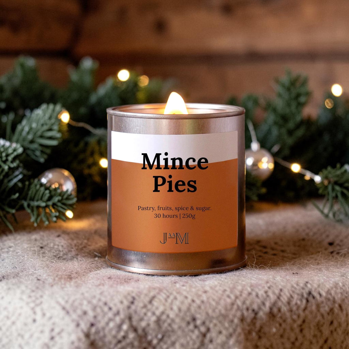 Mince Pies Wood Wick Candle - My Store