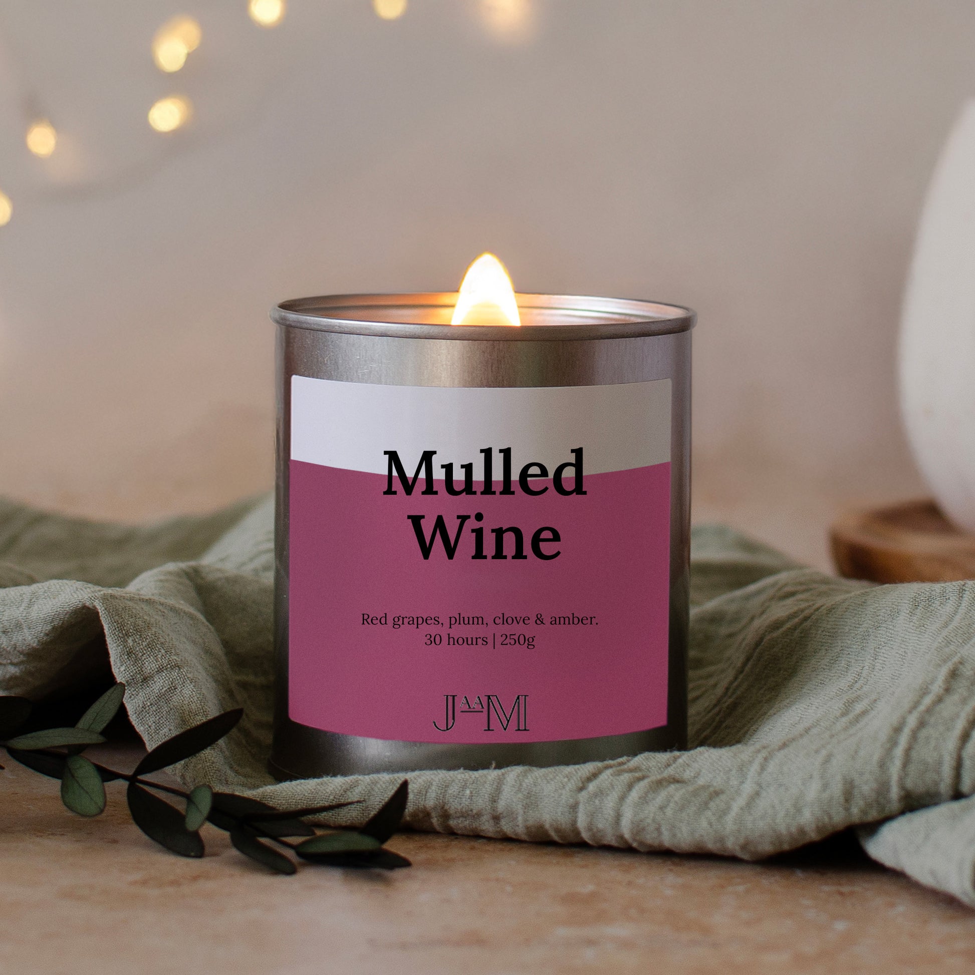 Mulled Wine Wood Wick Candle - My Store