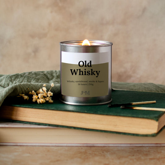 Old Whisky Wood Wick Candle - My Store