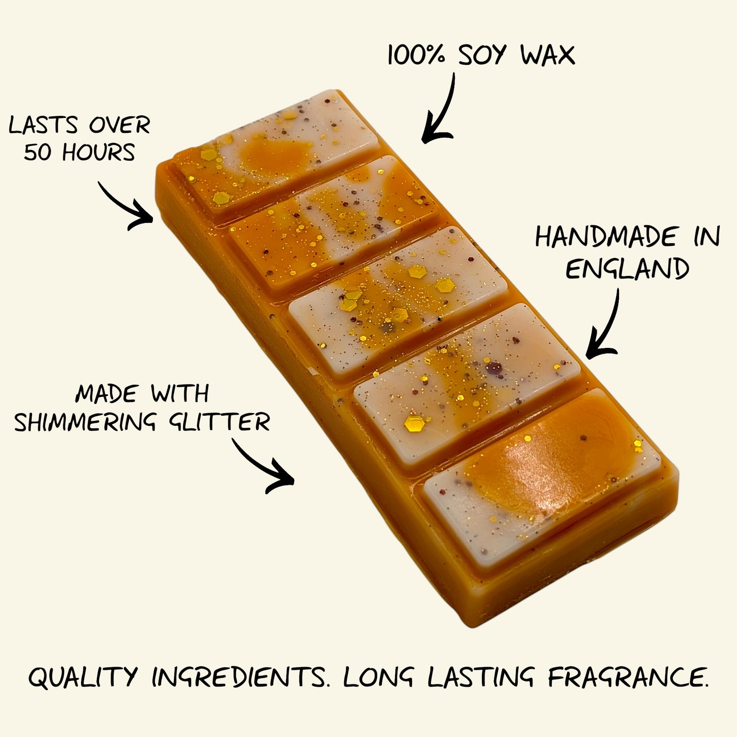 Pumpkin Spice Wax Melt Snap Bar