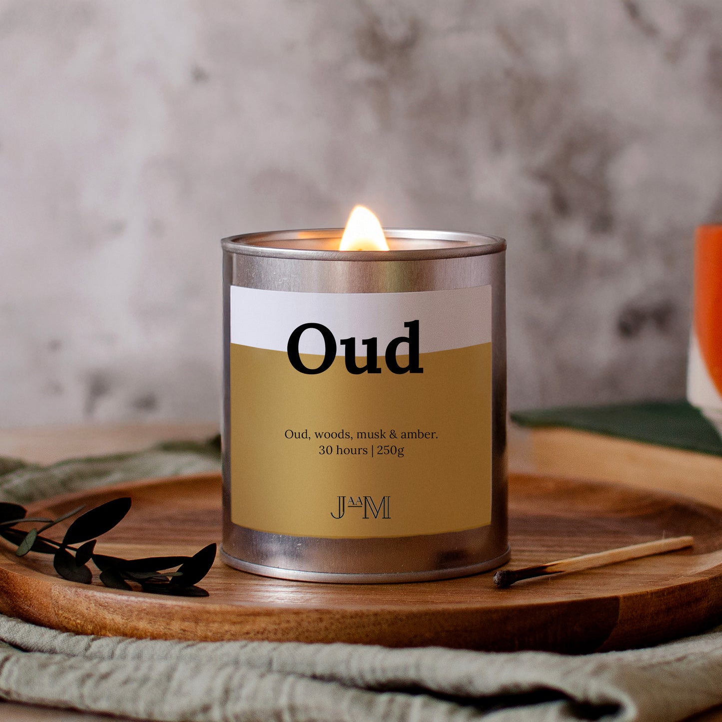 Oud Wood Wick Candle - My Store