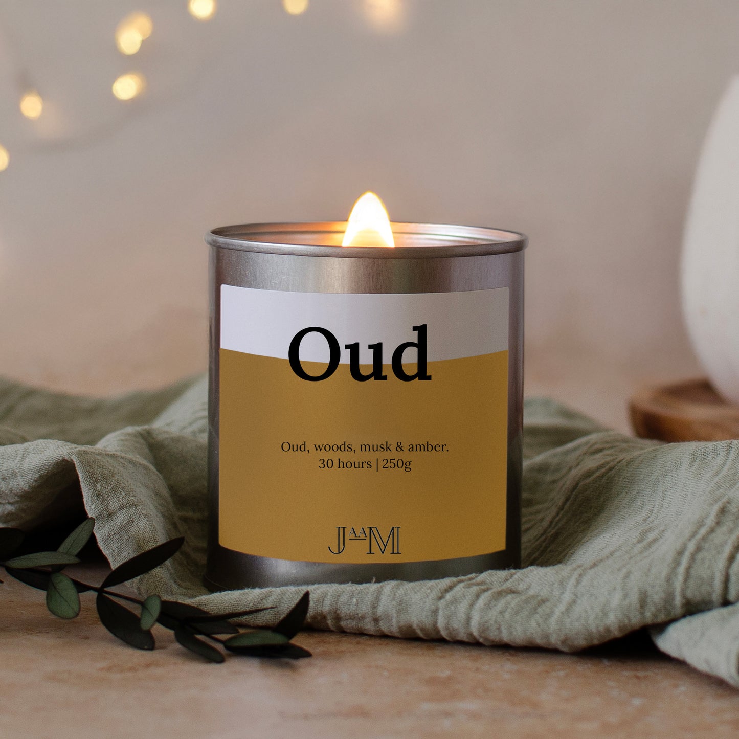 Oud Wood Wick Candle - My Store