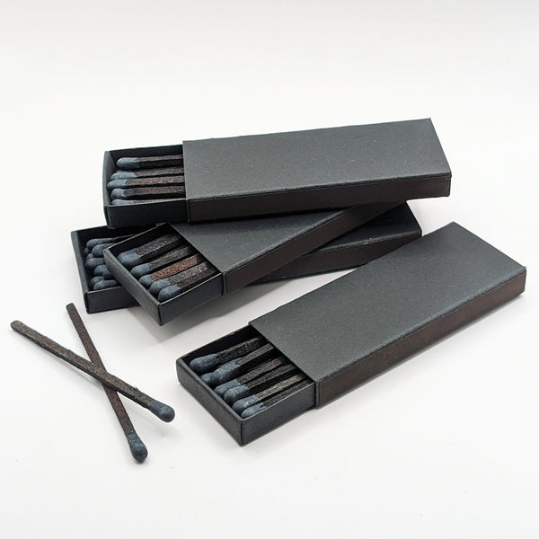 Wholesale match boxes. Bulk black candle matches