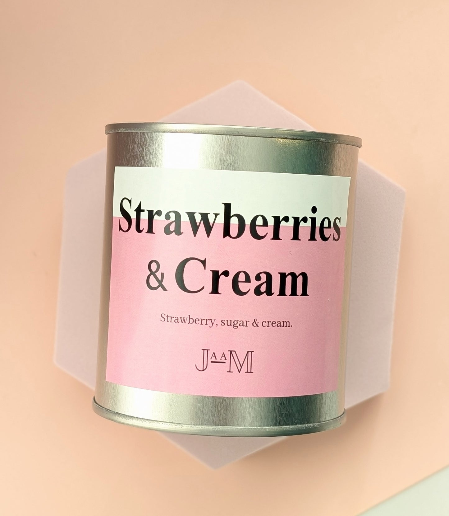 Strawberry & Cream Wood Wick Candle