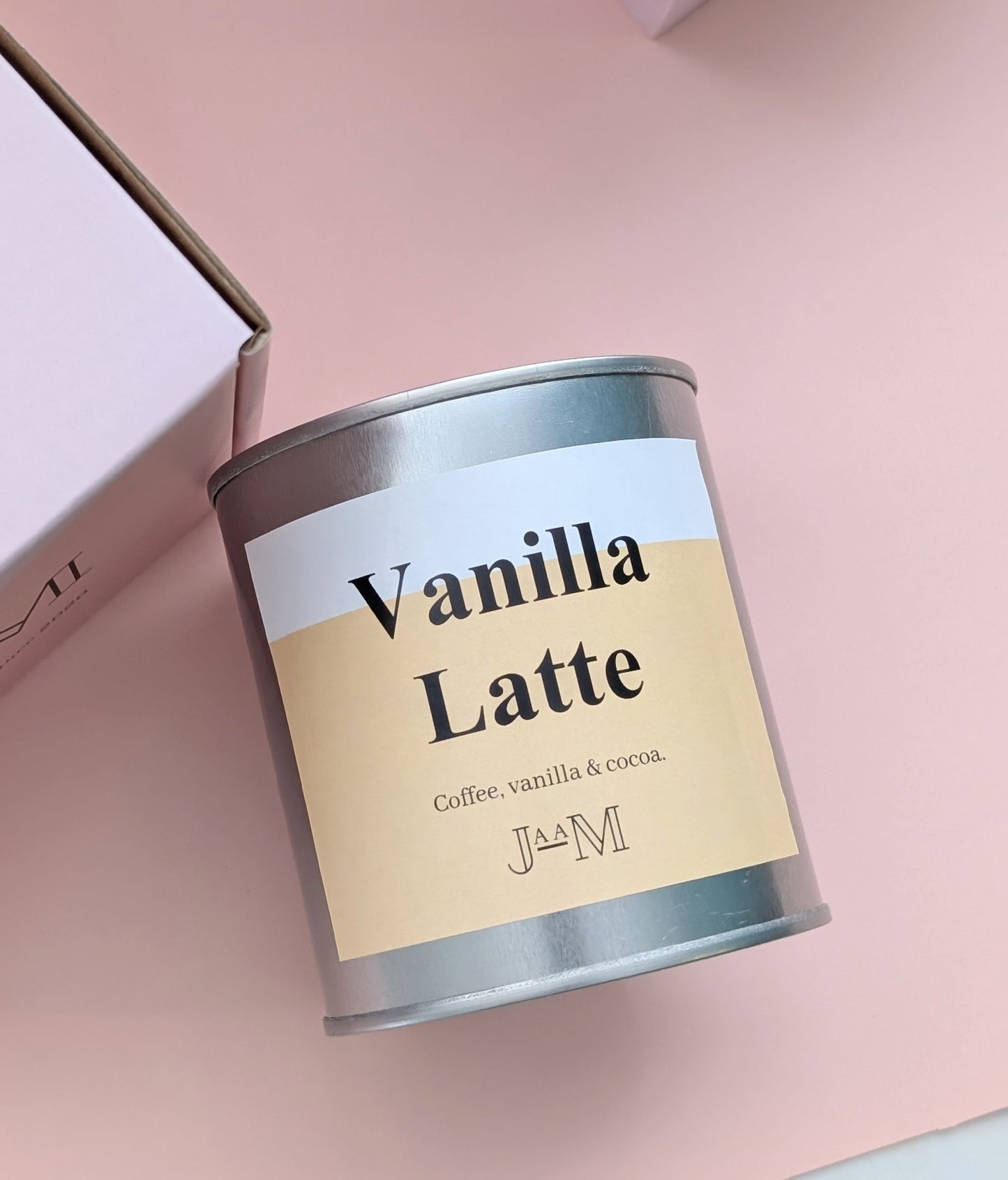 Vanilla Latte Wood Wick Candle