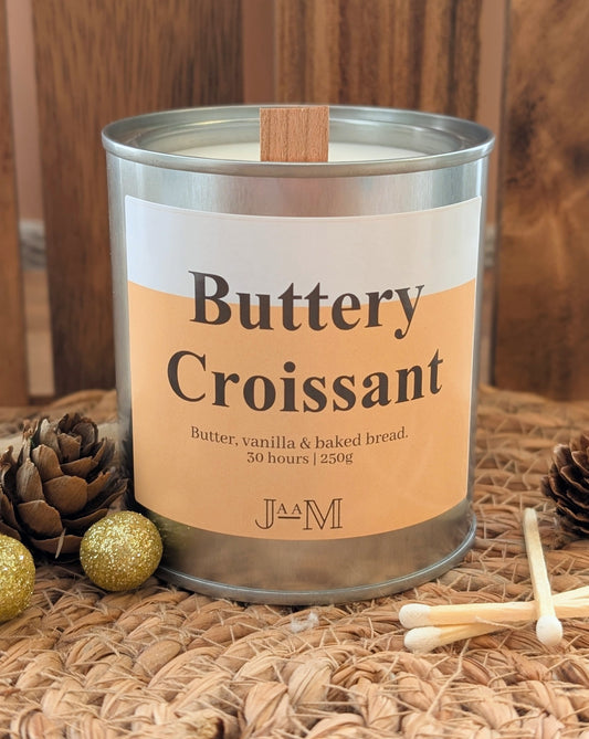 Buttery Croissant Wood Wick Candle