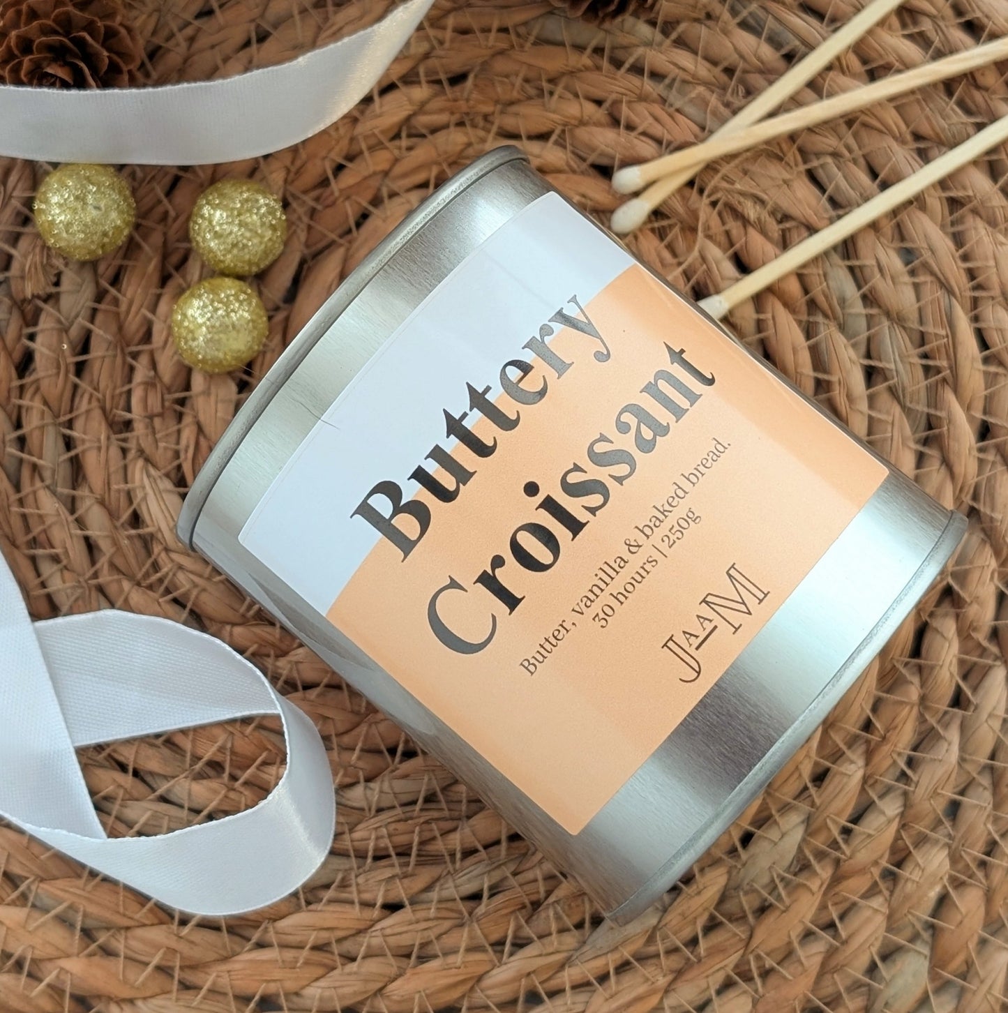 Buttery Croissant Wood Wick Candle