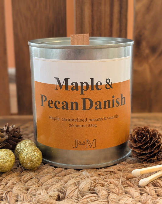 Maple & Pecan Danish Wood Wick Candle