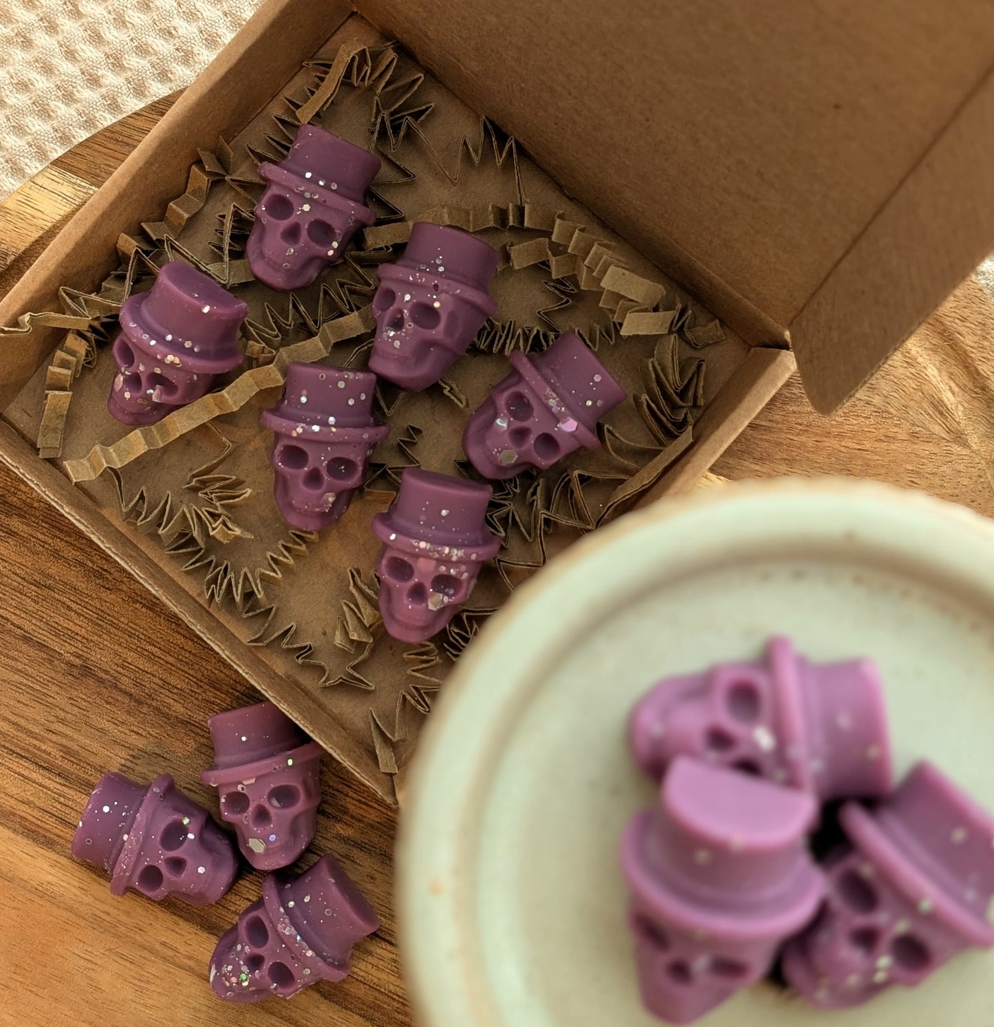 Toffee Apple Skull Wax Melts For Halloween
