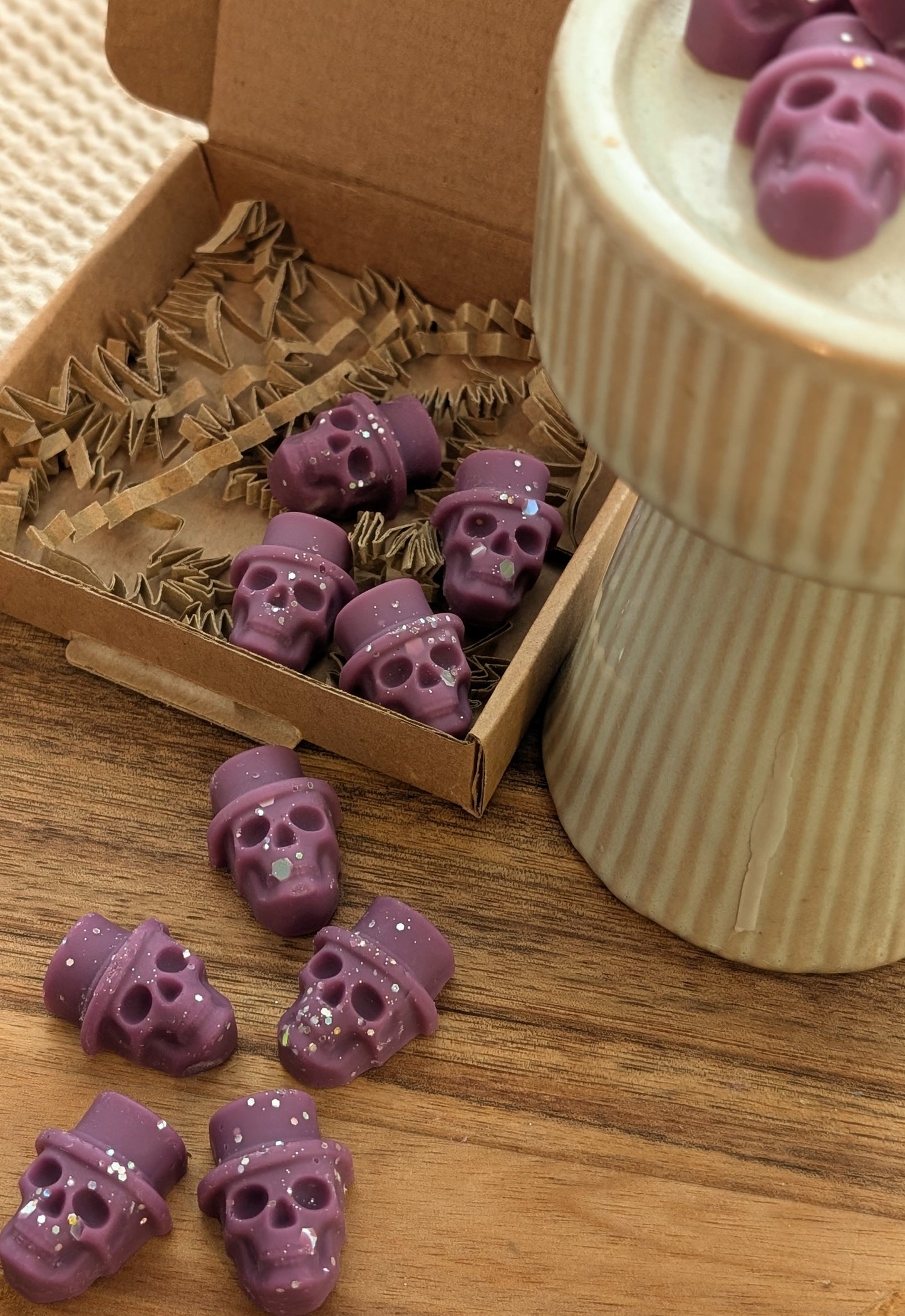 Toffee Apple Skull Wax Melts For Halloween