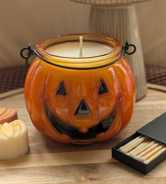 Pumpkin Candle For Spooky Halloween Decor