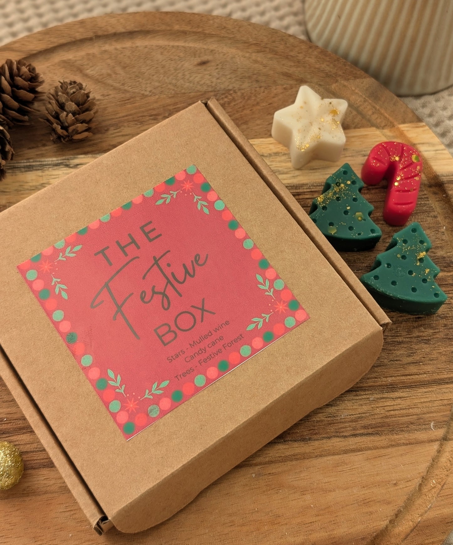 Festive Christmas Wax Melt Selection Box