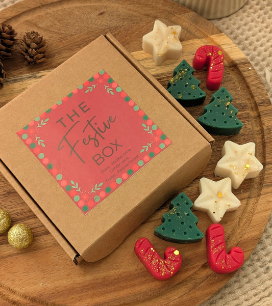 Festive Christmas Wax Melt Selection Box