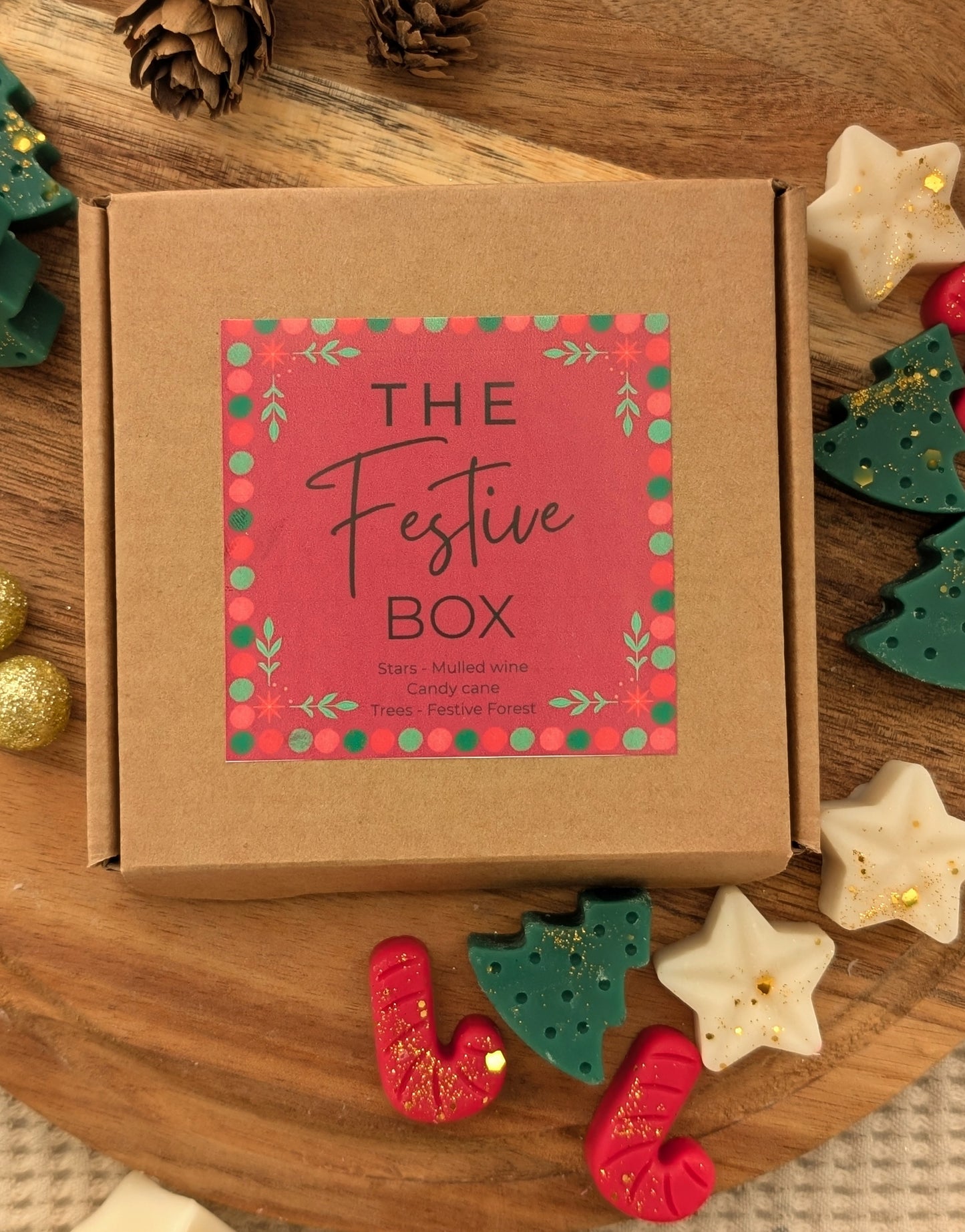 Festive Christmas Wax Melt Selection Box