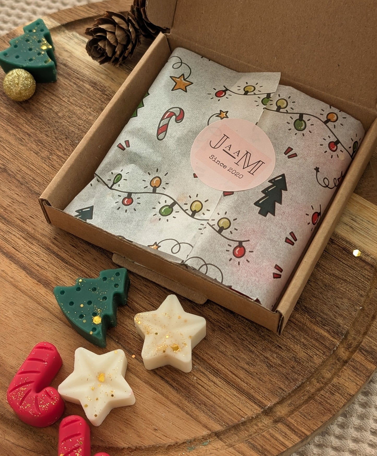 Festive Christmas Wax Melt Selection Box