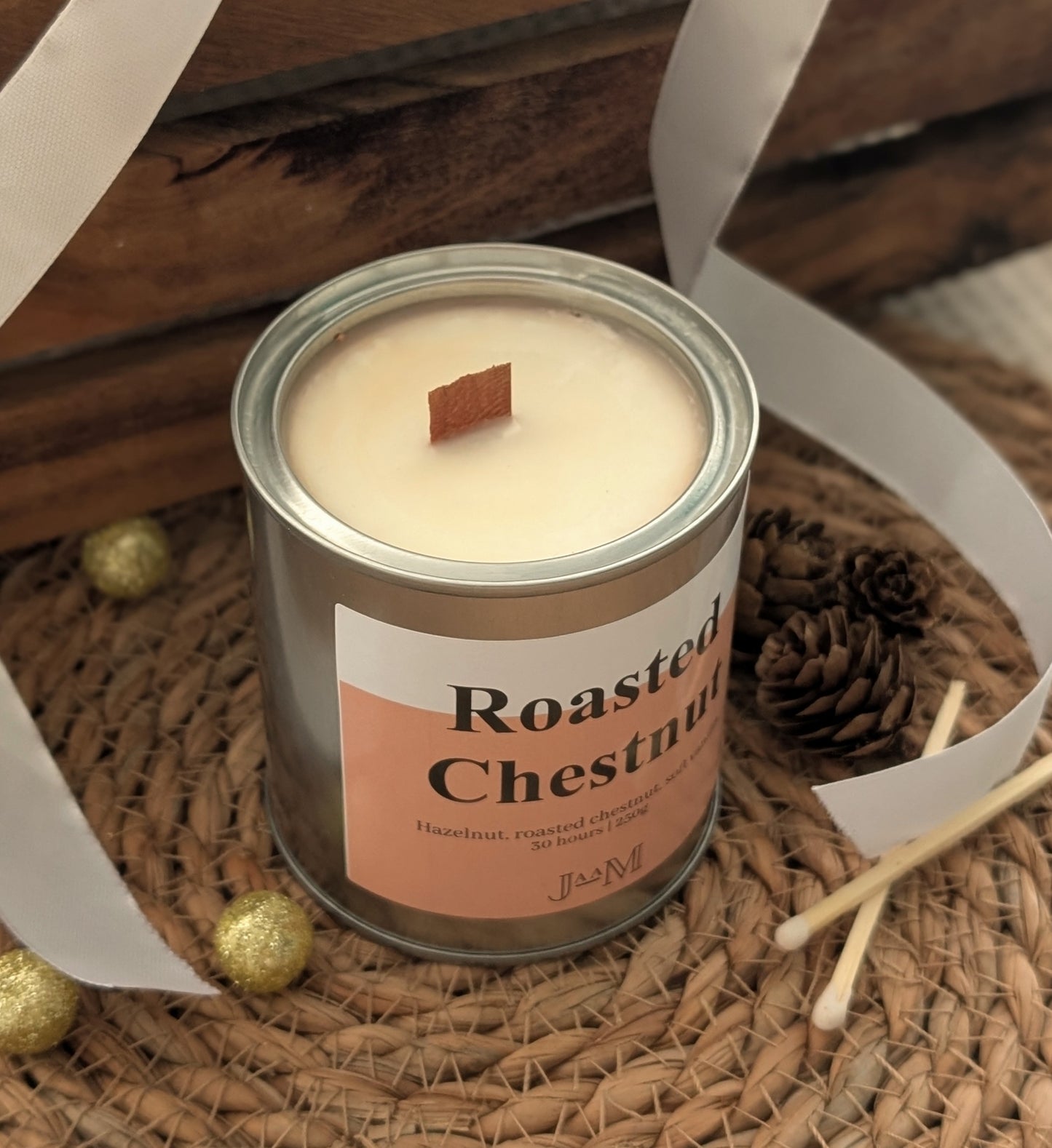Roasted Chestnut Wood Wick Candle