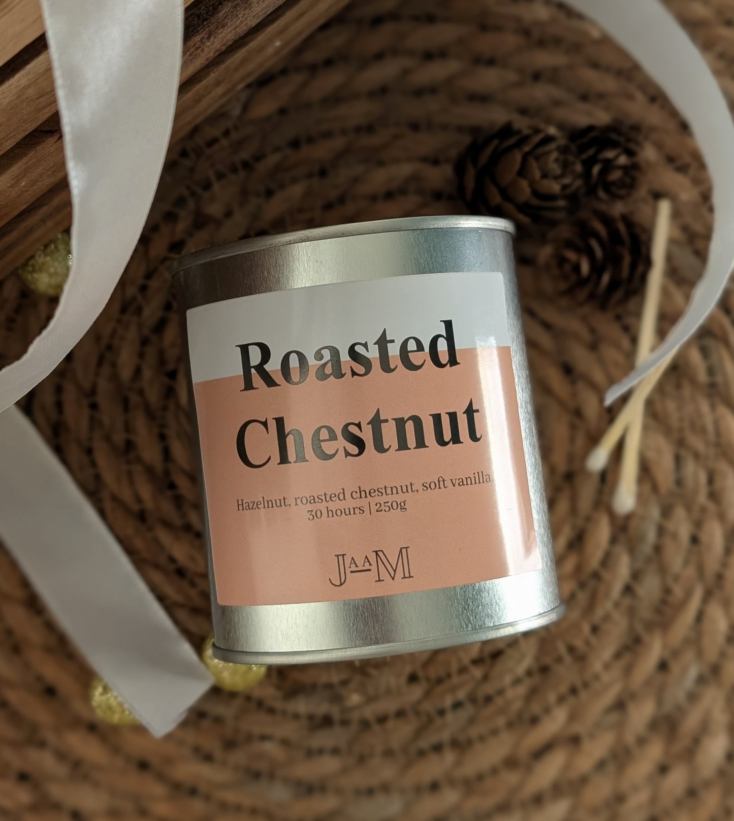 Roasted Chestnut Wood Wick Candle