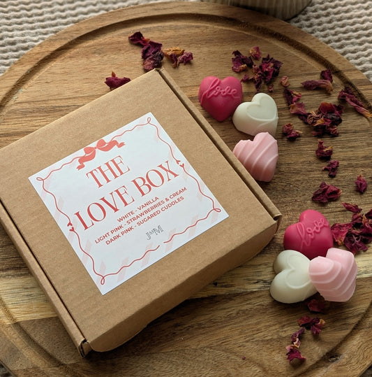 The Love Box Wax Melt Selection For Valentine's Day