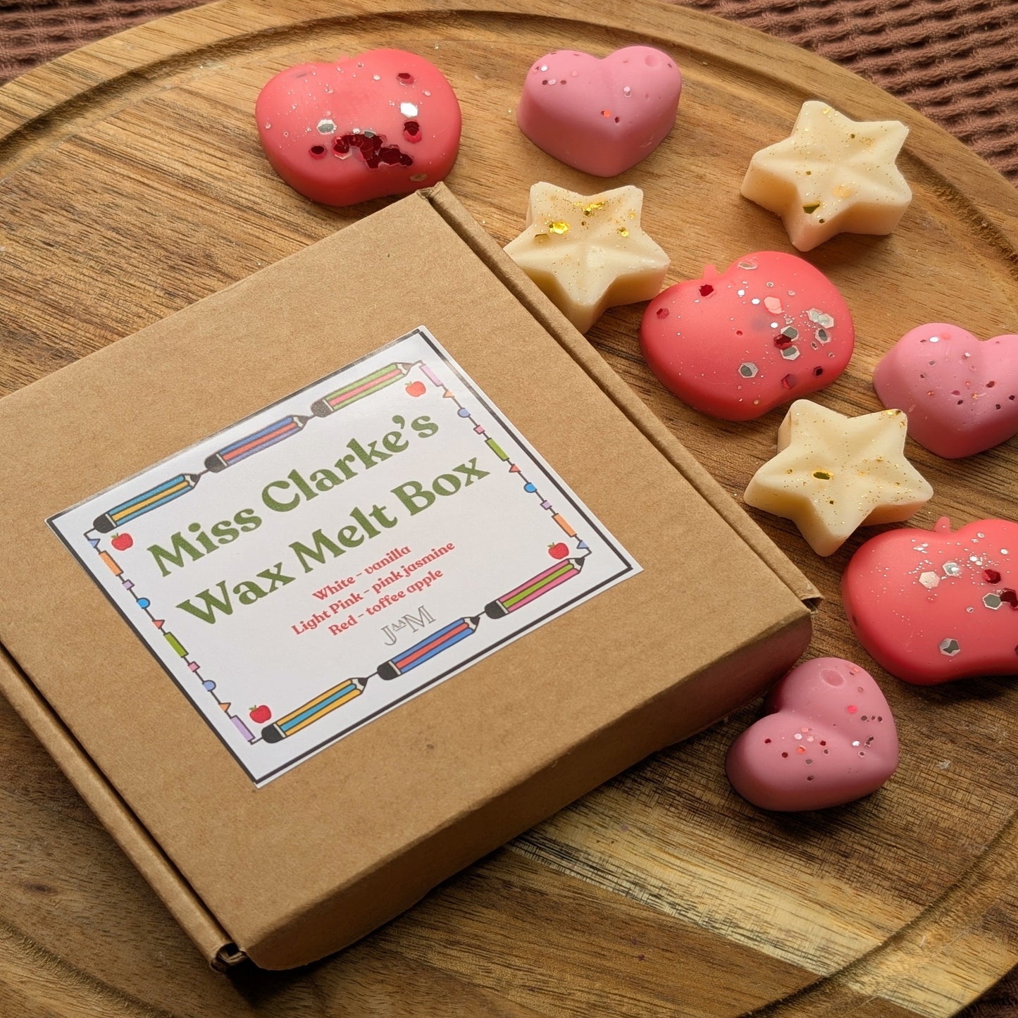 Personalised Teacher Wax Melt Gift Box For End Of Term