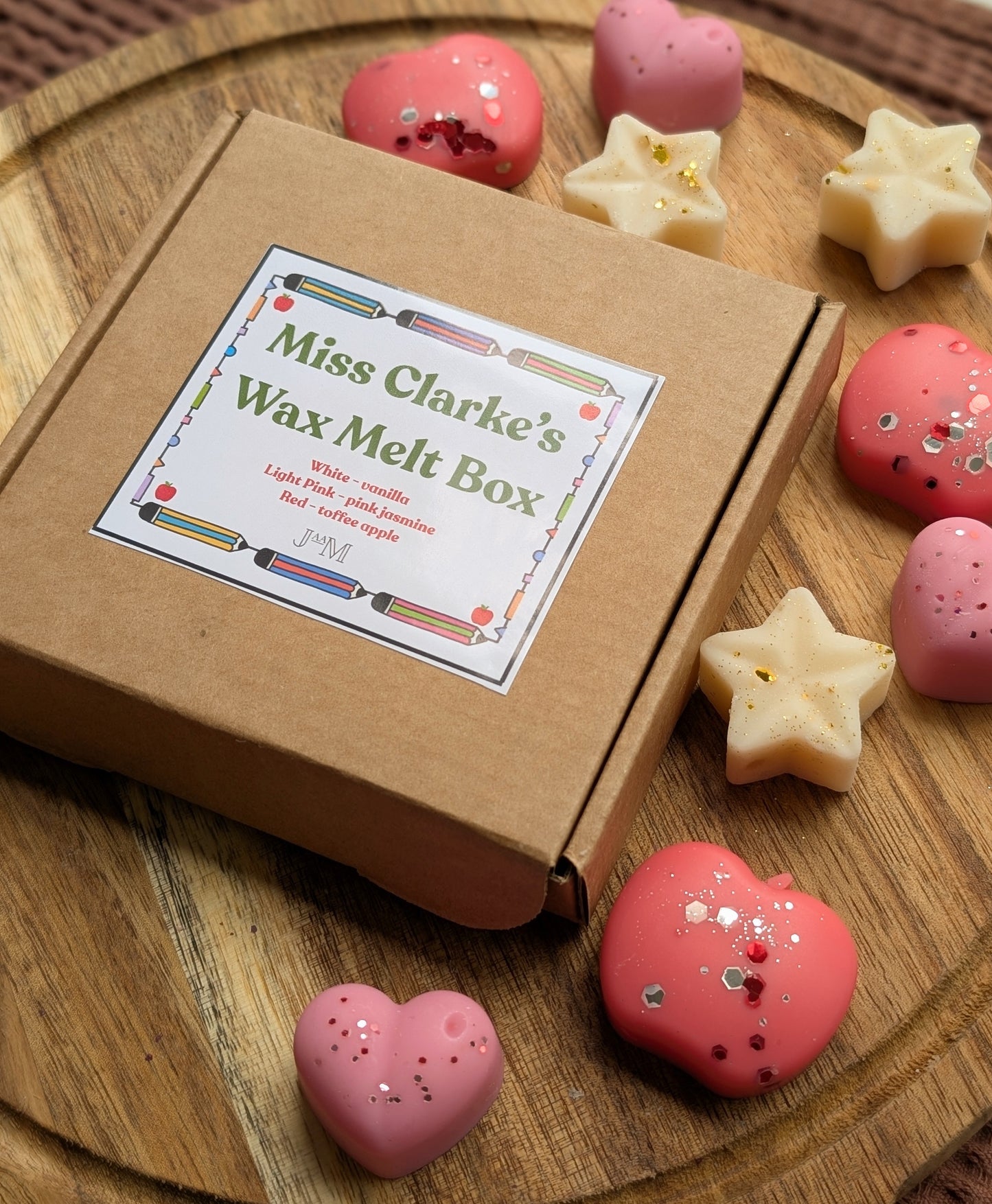 Personalised Teacher Wax Melt Gift Box For End Of Term