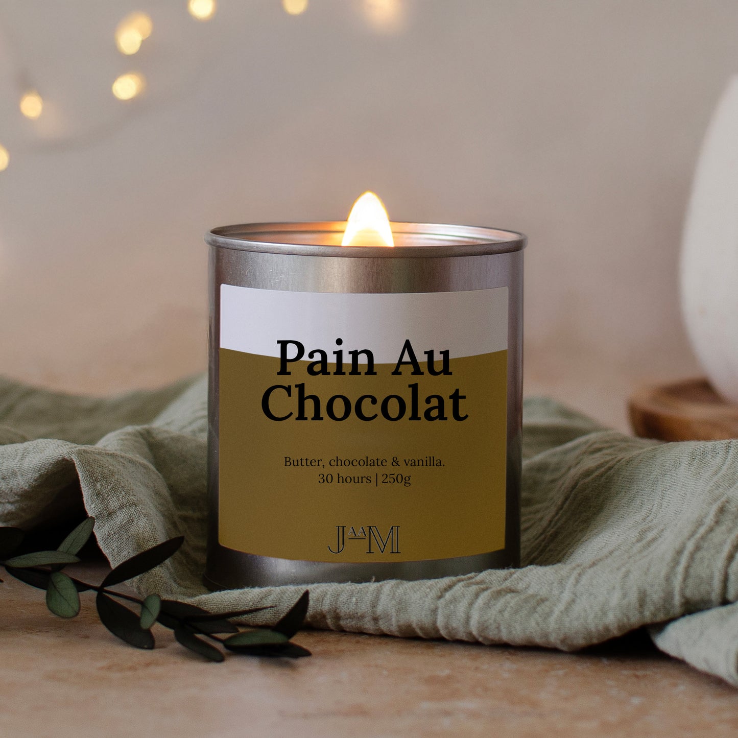 Pain Au Chocolat Wood Wick Candle