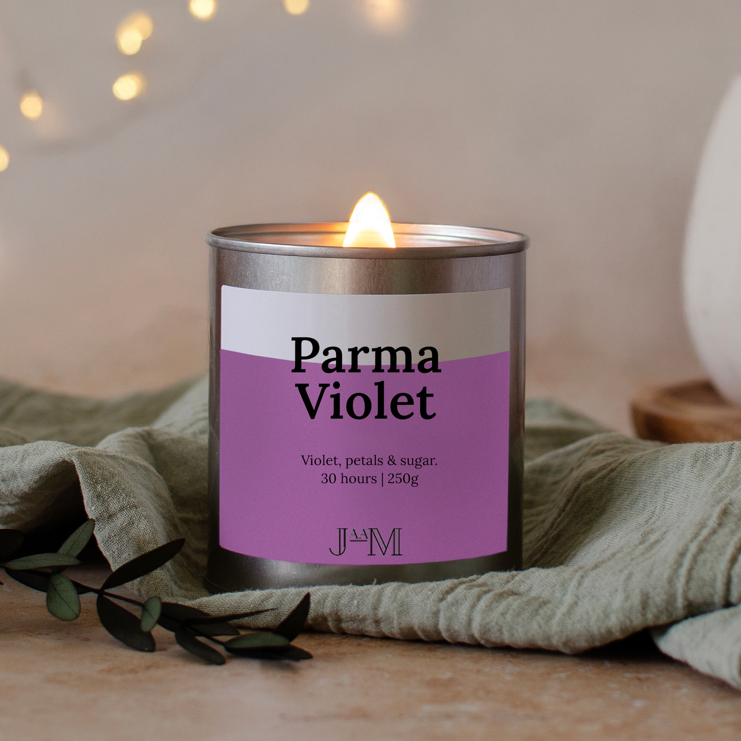 Parma Violets Wood Wick Candle - My Store