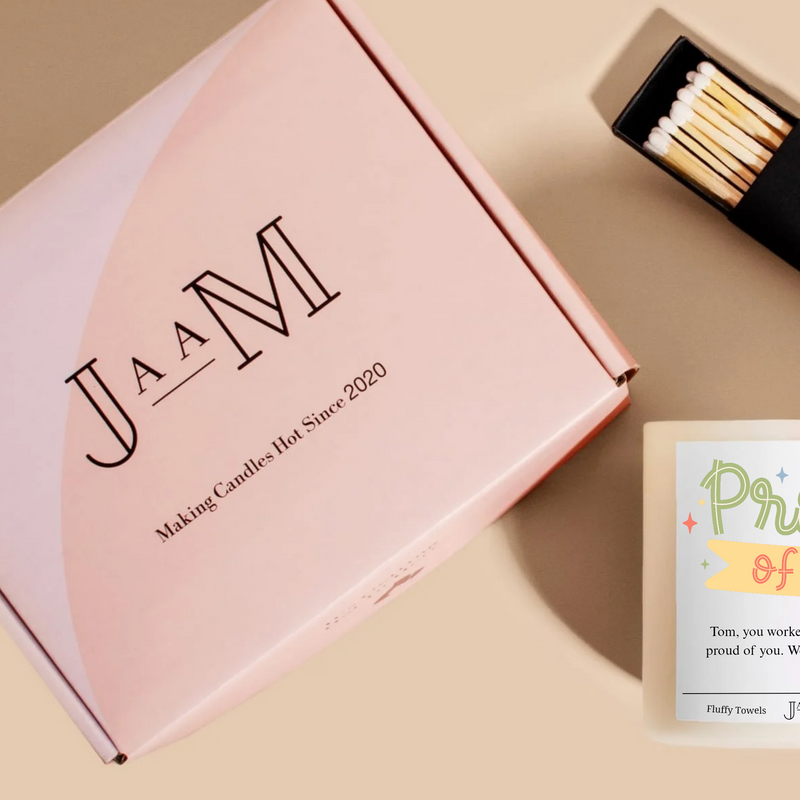 Personalised Proud Of You Candle Gift Set