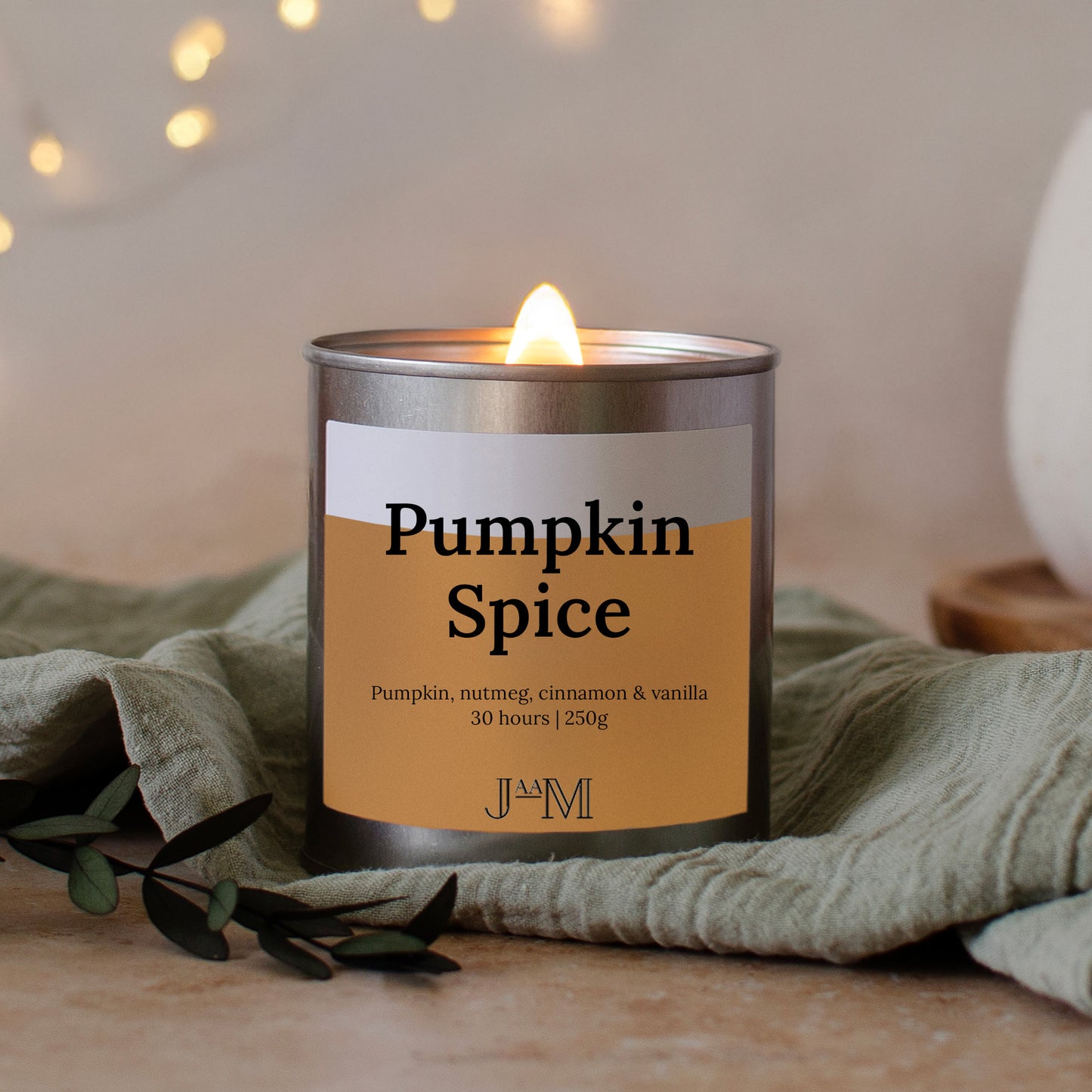Pumpkin Spice Wood Wick Candle - My Store