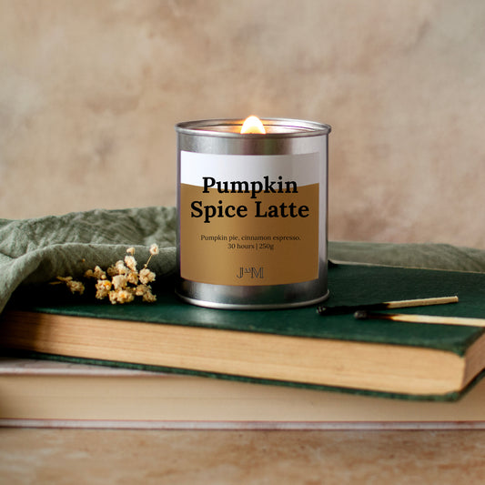 Pumpkin Spice Latte Wood Wick Candle - My Store