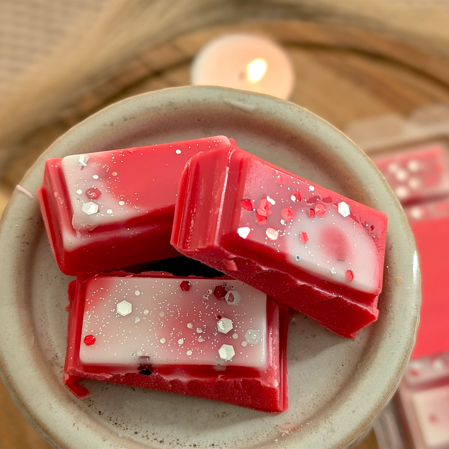Soft Rose & Jojoba Wax Melt Snap Bar