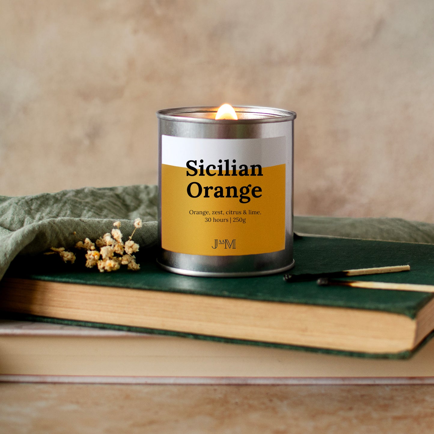 Sicilian Orange Wood Wick Candle - My Store