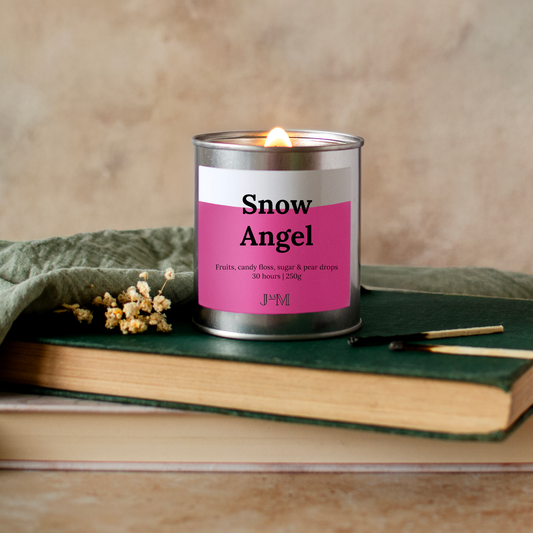 Snow Angel Wood Wick Candle
