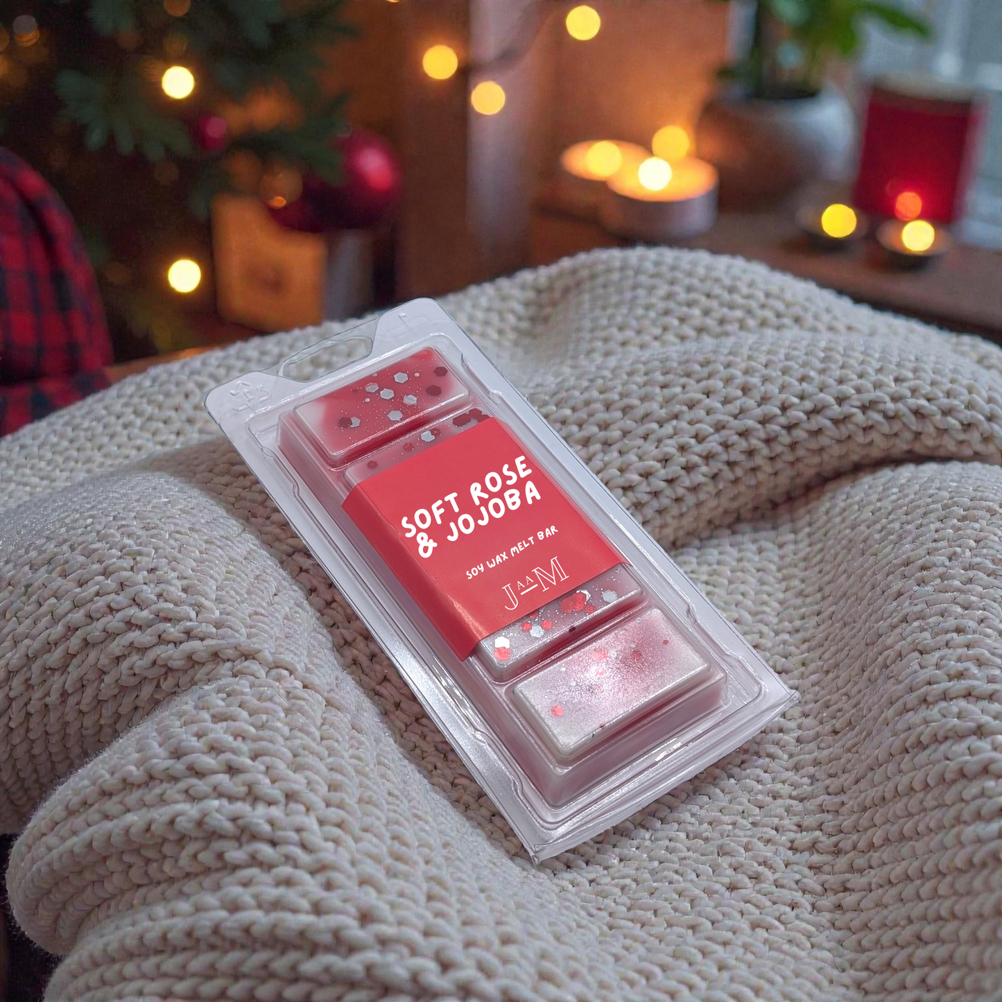 Soft Rose & Jojoba Wax Melt Snap Bar
