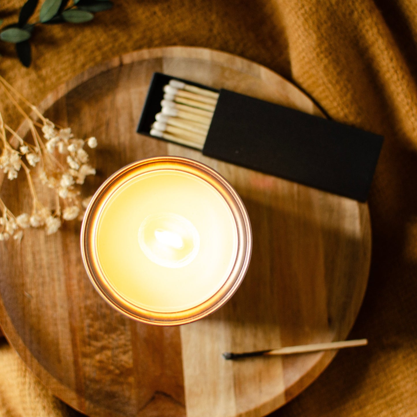 Buttery Croissant Wood Wick Candle - My Store