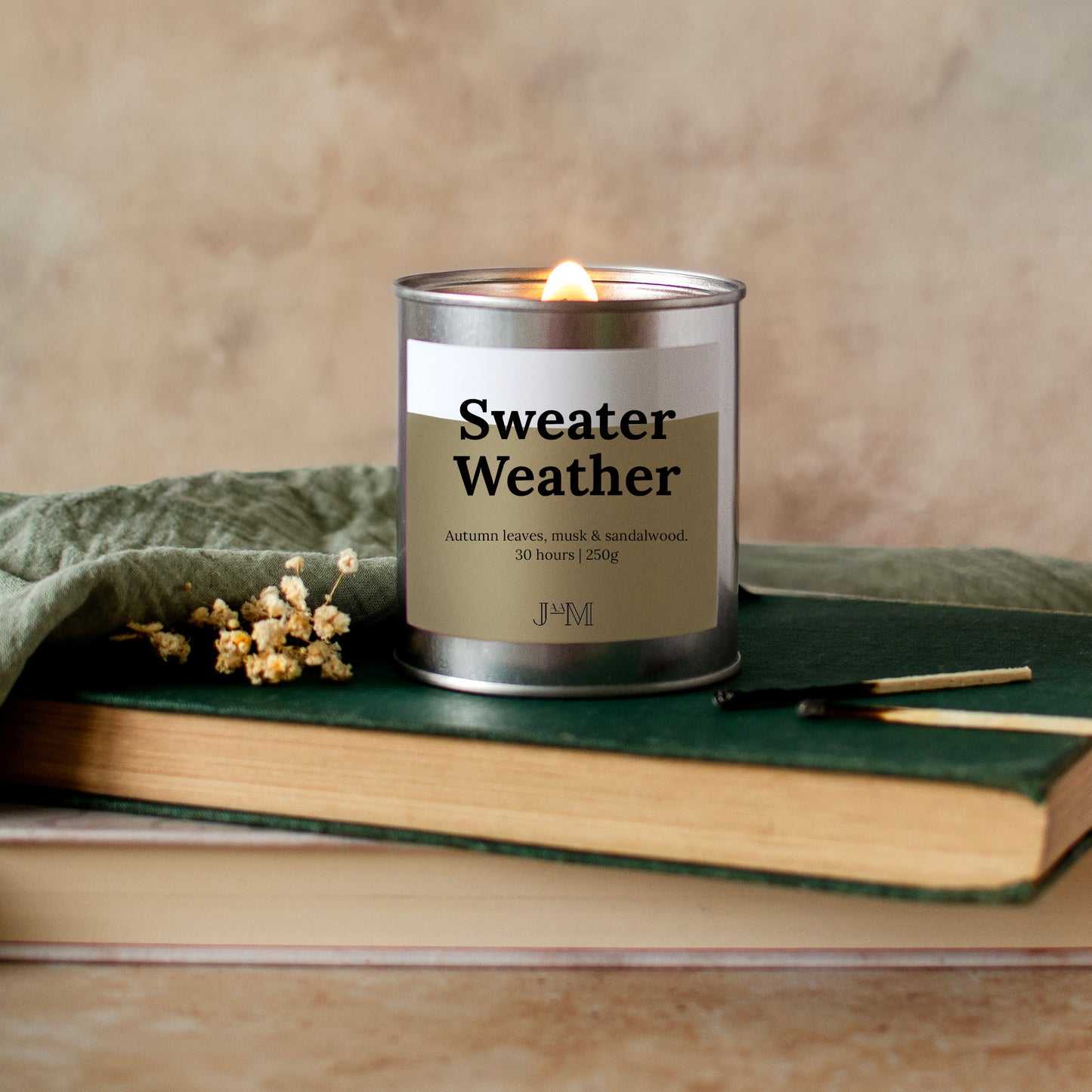 Sweater Weather Wood Wick Candle