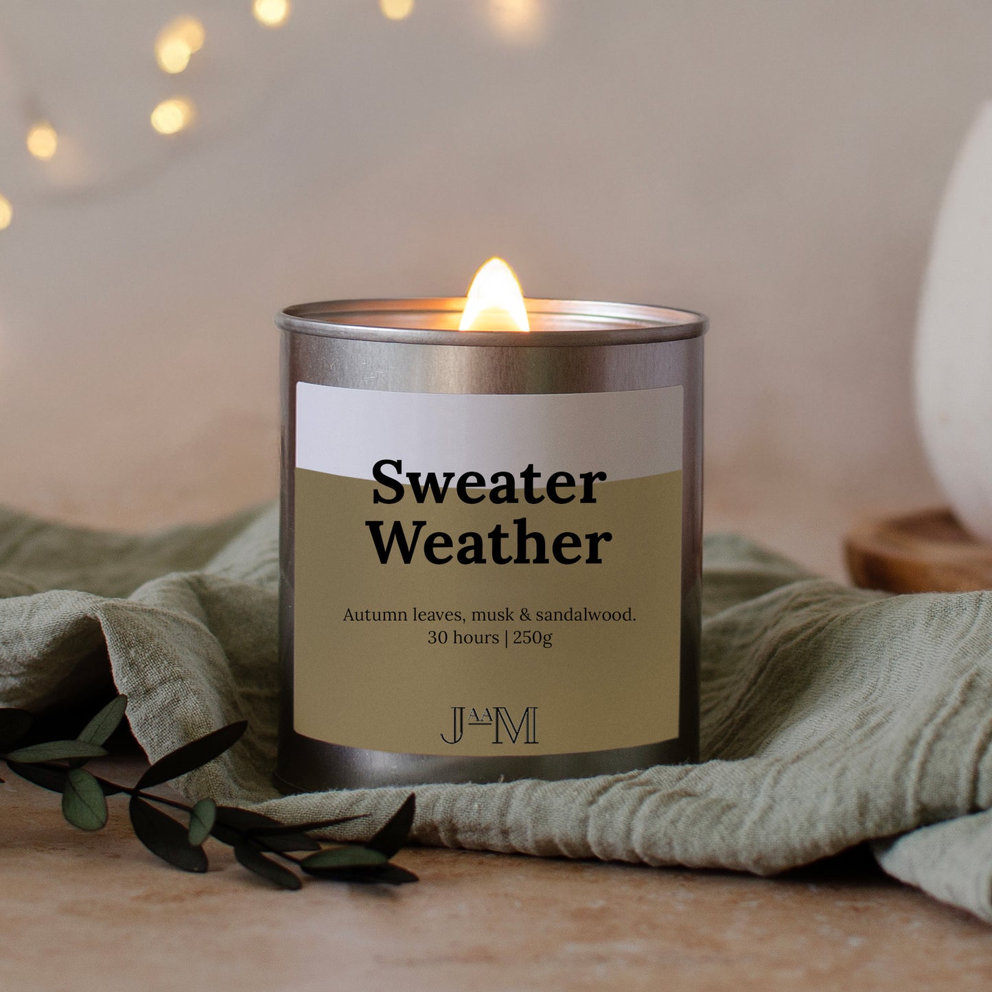 Sweater Weather Wood Wick Candle