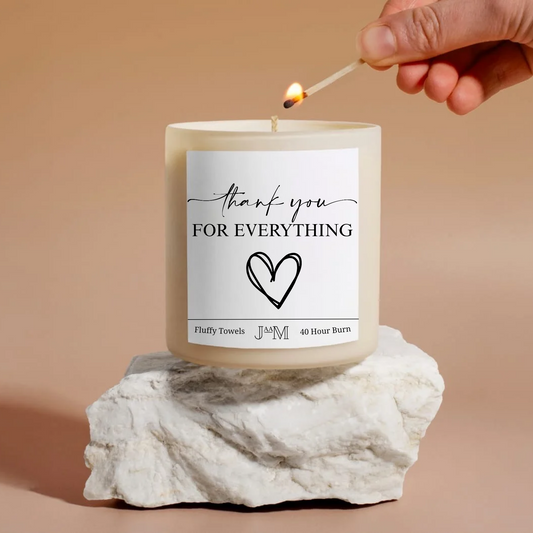 Thank You For Everything Candle Gift Box