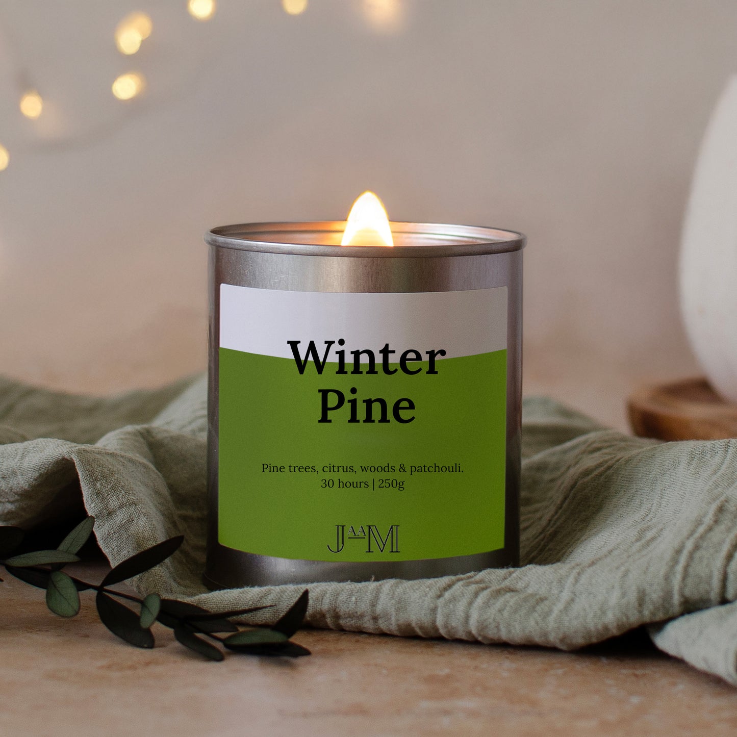 Winter Pine Wood Wick Candle - My Store