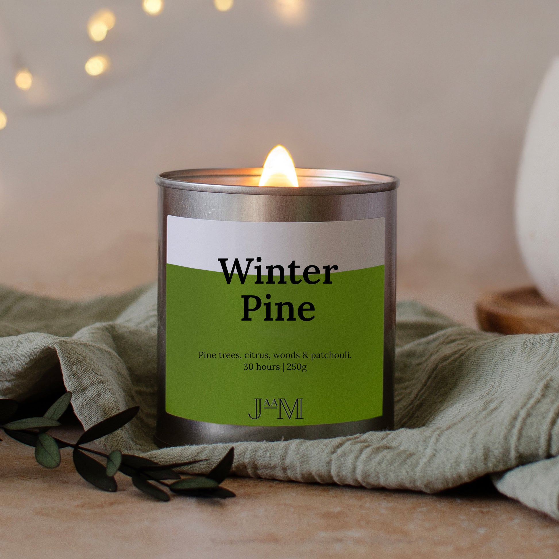 Winter Pine Wood Wick Candle - My Store