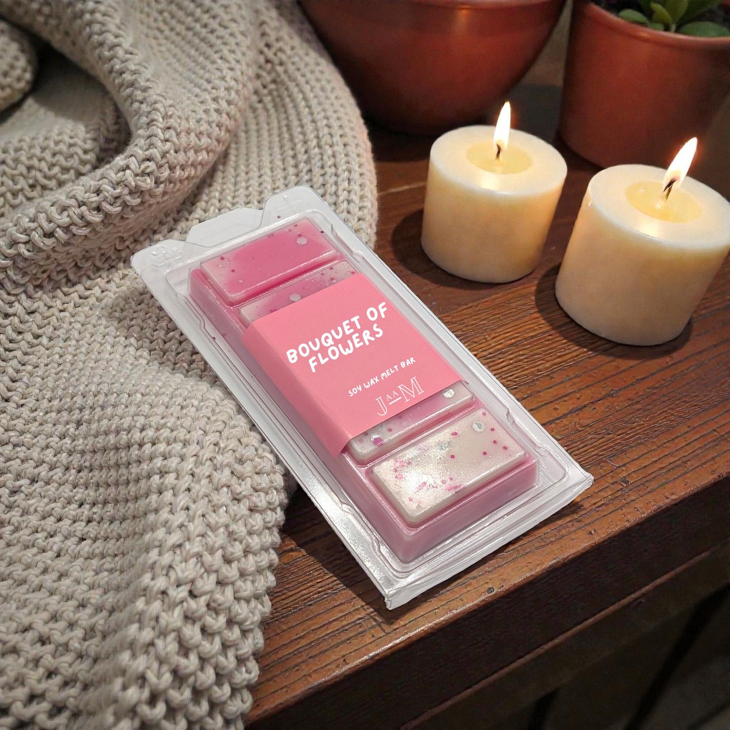 Bouquet Of Flowers Wax Melt Snap Bar