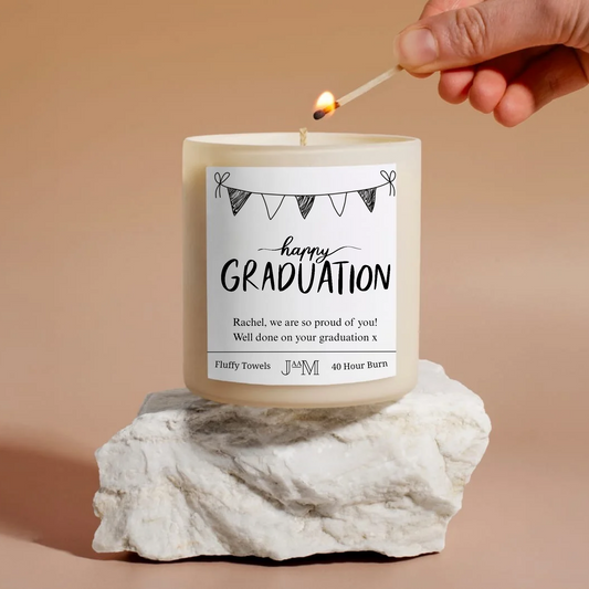 Personalised Graduation Candle Gift Set