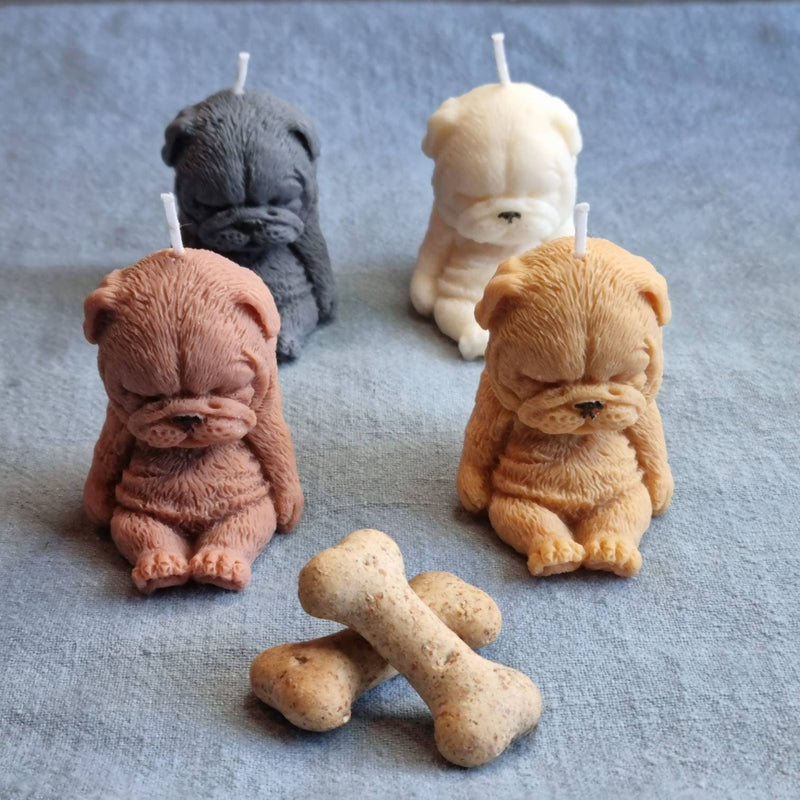 Bulldog Candle. Dog candle. BullDog lover gift. Bulldog Candle. Candle gift. - My Store