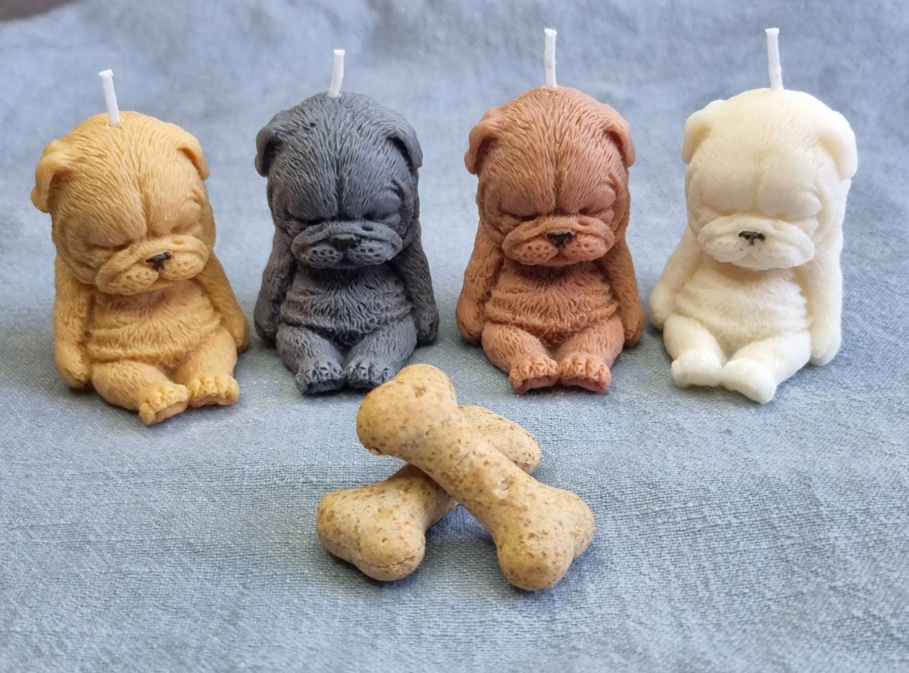 Bulldog Candle. Dog candle. BullDog lover gift. Bulldog Candle. Candle gift. - My Store
