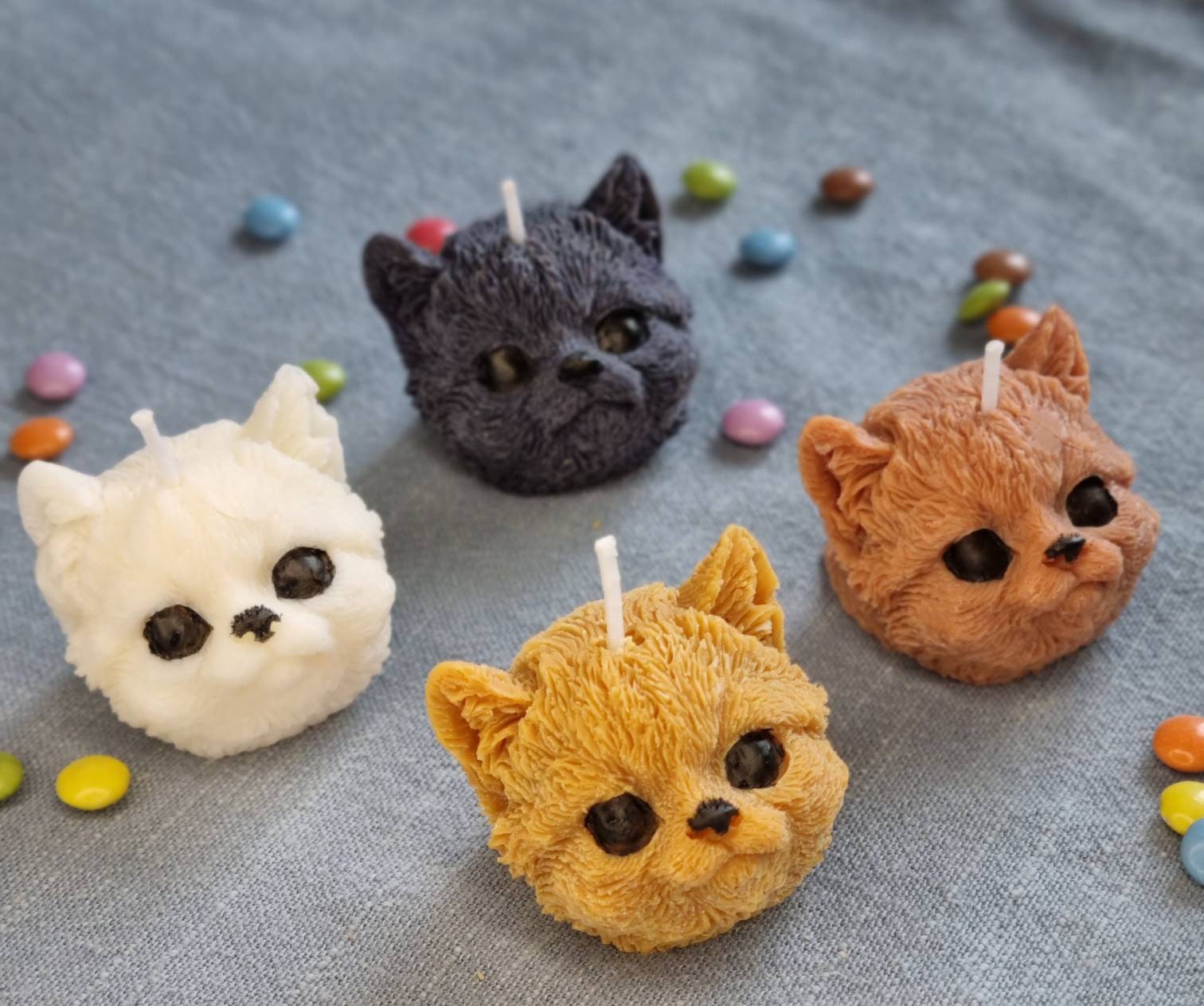 Candle. Cat Candle. Candles. Shaped candle. Candle gift. Candle uk - My Store