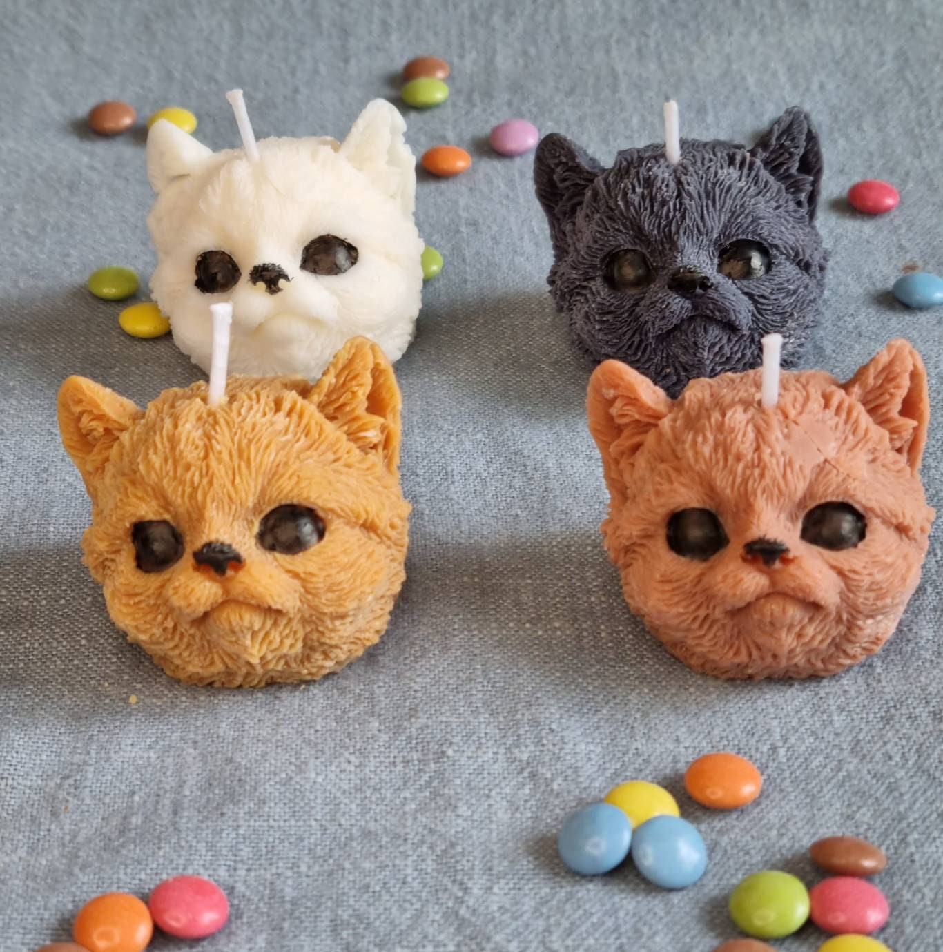 Candle. Cat Candle. Candles. Shaped candle. Candle gift. Candle uk - My Store