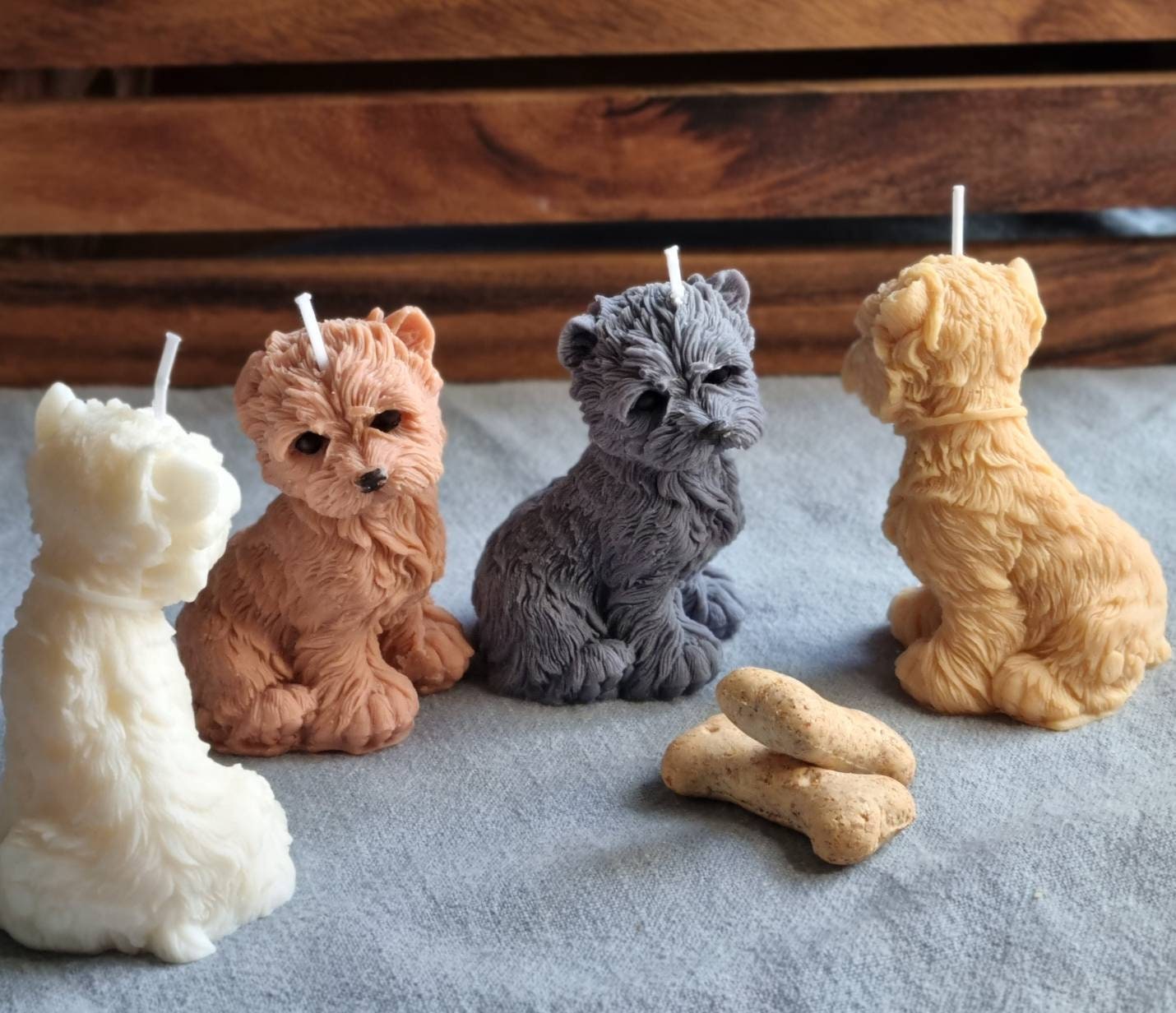 Candle. Dog Candle. Candles. Candle uk. Puppy Candle. - My Store
