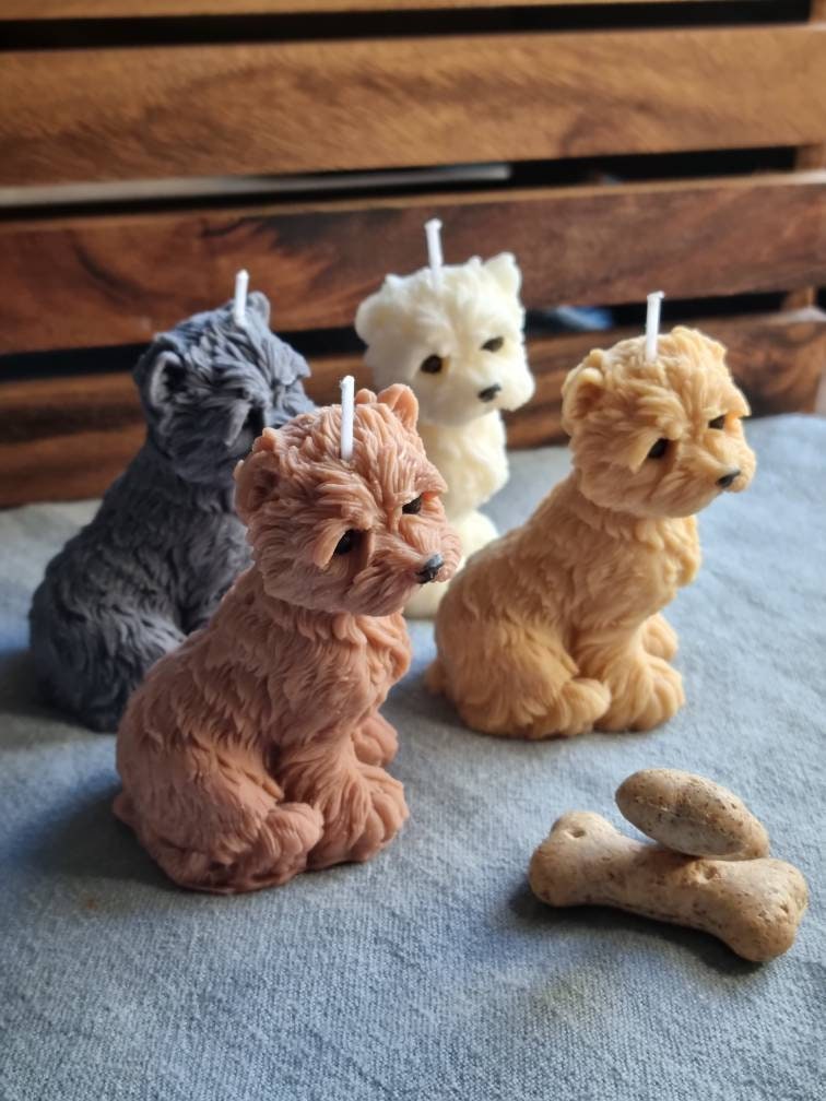 Candle. Dog Candle. Candles. Candle uk. Puppy Candle. - My Store